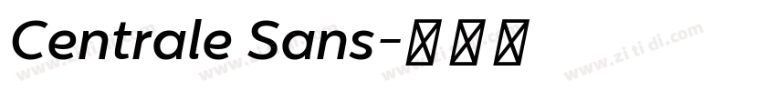 Centrale Sans字体转换